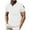 White, variant on ohmzyzo Men's Plain Polo Shirts Button Down Golf Tee Tops Solid Color Short Sleeve Lapel Collar Tops Fashion Casual Outdoor Tees L