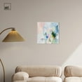 thumbnail image 6 of Verdant Breeze Over White Canvas Modern Colorful Art by Art Remedy, Gallery Wrapped, 20" x 20", 6 of 8