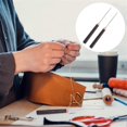 thumbnail image 2 of 2 Pcs Awl Tool with Wooden Handle, Leather Awl Punch Tool, 2 of 5
