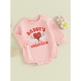 thumbnail image 4 of Elippeo Newborn Baby Boys Girls Valentines Day Romper 6M 12M 18M 24M Cotton Long Sleeve Heart Print Baby Jumpsuits Clothes, 4 of 9