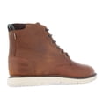 thumbnail image 2 of Toms Hillside Brown Leather Lace Up Waterproof Lightweight Fashion Ankle Boots (Brown, 7), 2 of 4