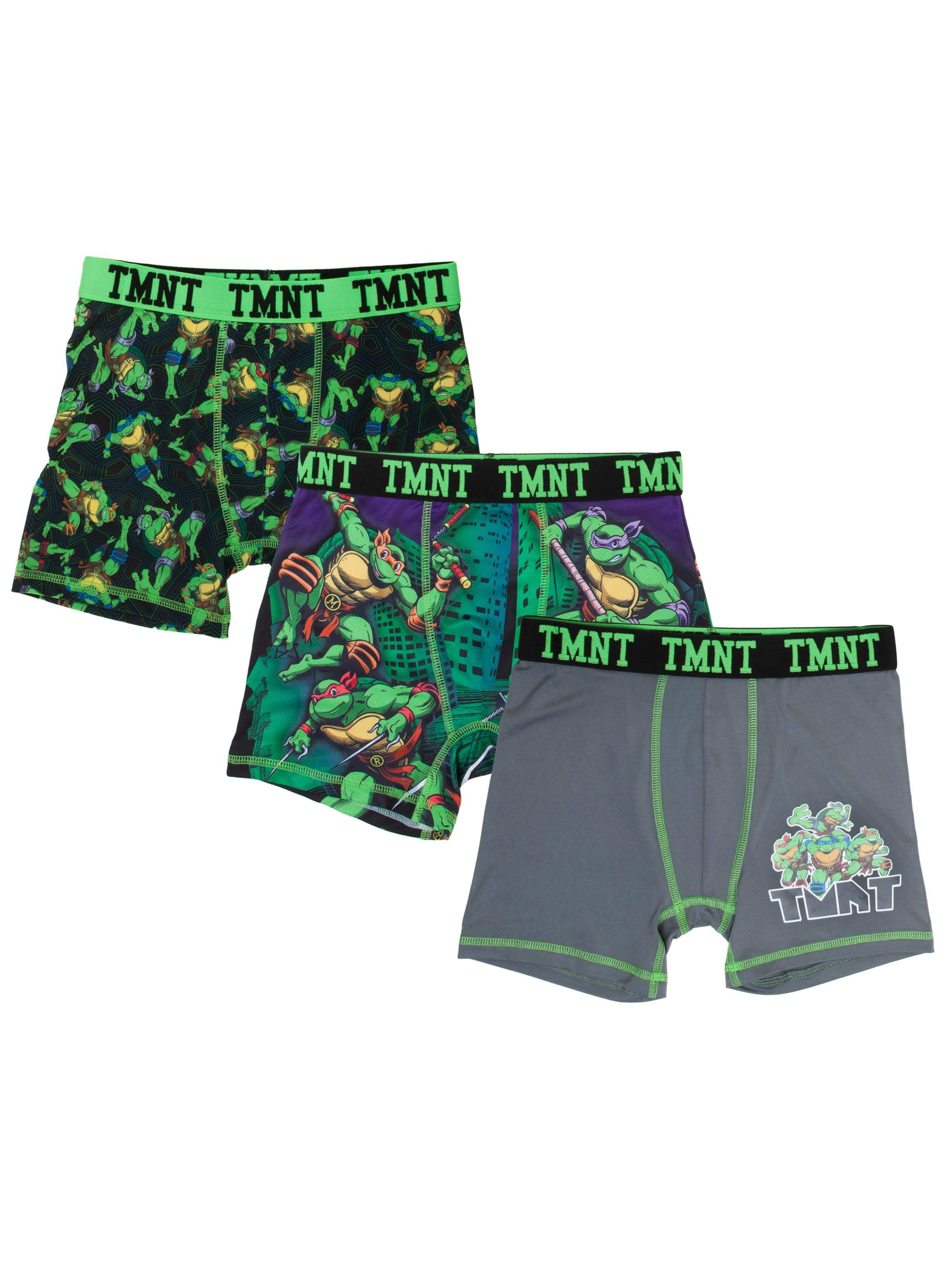 Teenage Mutant Ninja Turtle Boys Boxer Briefs Set of 5 Underwear Nickelodeon