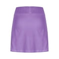 thumbnail image 5 of Lcziwo Skirts for Women Mid Waist Tummy Control Skorts Athletic Workout Yoga Running Skirts Lightweight Solid Color Fashion Skorts Summer 2025 Purple,S, 5 of 8