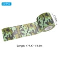 thumbnail image 2 of Uxcell 2" x 14.76ft Camo Tape Wrap 2 Rolls Self-Adhesive Camouflage Tape Swamp, 2 of 6