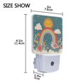 thumbnail image 4 of Yayeee LED Plug in Night Light for The Home with Auto Dusk to Dawn Light Sensors, 2 Pack, Blue Rainbow, 4 of 6