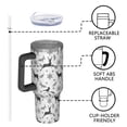 thumbnail image 4 of Christmas 40oz Tumbler– Stainless Steel Insulated Tumbler with Handle and Straw, Large Capacity Travel Cup for Hot & Cold Drinks, 4 of 7
