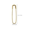 thumbnail image 2 of GAXIRE 1000pcs Clothes Safety Pins Golden Metal U Shaped Garment Pins For Stitch Marking In Crafting Projects, 2 of 8