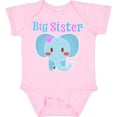 thumbnail image 3 of Inktastic Big Sister elephant Girls Baby Bodysuit, 3 of 5