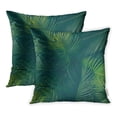 thumbnail image 1 of BSDHOME Colorful Leaf Creative Tropical Green Leaves Nature Spring Flat Lay Palm Pillowcase Cushion Cover 16x16 inch, Set of 2, 1 of 1