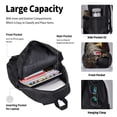 thumbnail image 4 of Balery Noble Style Bald Eagle Mochila escolar 3 en 1 para niños: mochila resistente con lonchera térmica y estuche para lápices. Mochila escolar para niños y niñas., 4 of 7