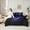 Blue Black, variant on Castle Fairy Crystal Butterfly 7-Piece Bedding Comforter Set for Teens Girls Women,Bling Splash Glitter King Bedding Sets,Dreamy Princess Ultra Soft Bed Sheets,Ultra Soft Home Decor