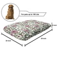 thumbnail image 2 of Vintage Rose Pet Bed, Rhythmic Victorian Look Flowers Rustic Composition, Chew Resistant Pad for Dogs and Cats Cushion with Removable Cover, 24" x 39", Blush Emerald, by Ambesonne, 2 of 4
