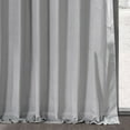 thumbnail image 3 of Contempo Grey Vintage Cotton Velvet Curtain (1 Panel), Contempo Grey, 50W X 96L, 3 of 8