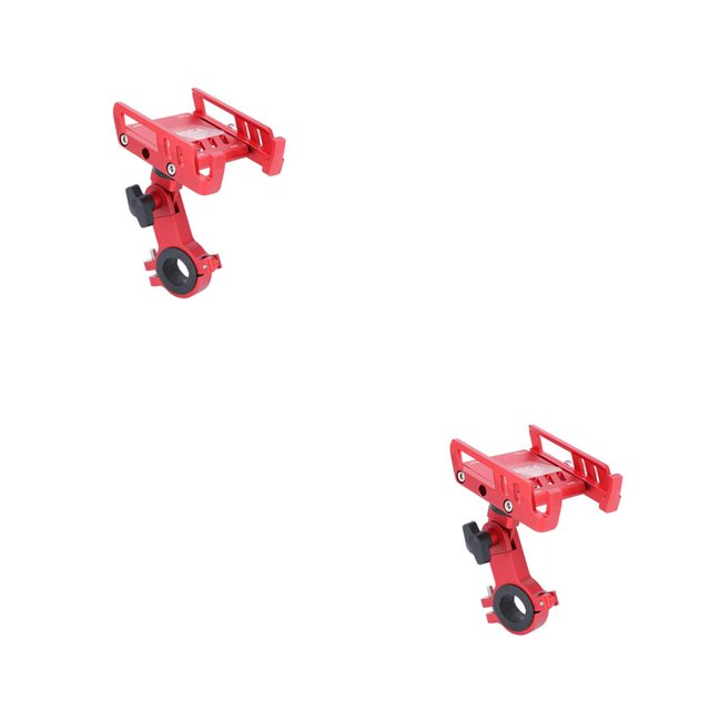 Advancent Soporte para teléfono de bicicleta Estable Motocicleta Soportes de montaje de navegación ajustables Herramienta de ciclismo al aire libre Rojo 2piezas Advancent CBP387028