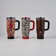 thumbnail image 6 of Cely x TAL 32oz Stainless Steel Skye Tumbler with Handle and Fip-up Straw, Zebra, 6 of 7