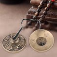 thumbnail image 4 of Finger Cymbals, Cymbals Bells Buddhism Cymbals, Brass Finger Cymbals Durable For Religious Articles Musical, 4 of 8