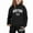 Black, variant on Tiijoy Toddler Girls Sweatsuit New York Printed Casual Hoodie and Joggers Set, Sizes 3-4Y