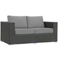 thumbnail image 4 of Modway Sojourn 8 Piece Outdoor Patio Sunbrella® Sectional Set, Multiple Colors, 4 of 8