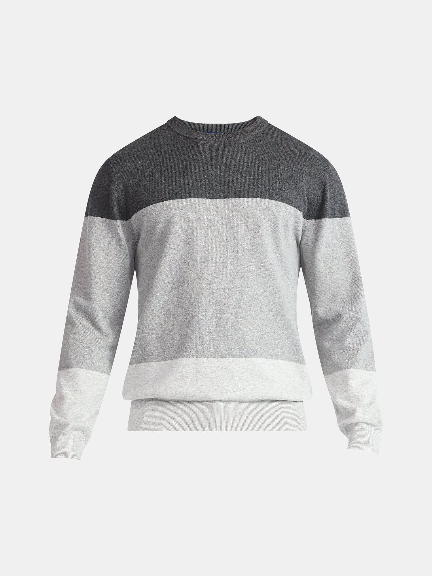 George Men's and Big Men's Colorblock Crewneck Sweater, Midweight, Sizes S-3XL