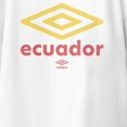 thumbnail image 3 of Umbro Kids Ecuador Diamond Logo T Shirt (White, XS-XL), 3 of 4