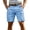 Light Blue, variant on longantii Cargo Shorts for Men 7 Inch Inseam Summer Workout Hiking Shorts Elastic Baggy Golf Fishing Casual Outdoor Work Short Coffee 4XL