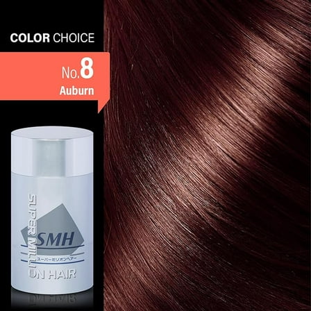 Super Million Hair Auburn Enhancement Fibers - 15g Made in Japan