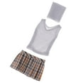 thumbnail image 1 of Sistema de Ropa 1/6 Mini Plisada + Parte + de Cuello Pulgadas s Zulema Conjunto de falda con chaleco de acción, 1 of 8