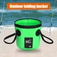 thumbnail image 2 of Cubo de agua plegable Yuarrent PVC resistente al agua 20L Verde, 2 of 6