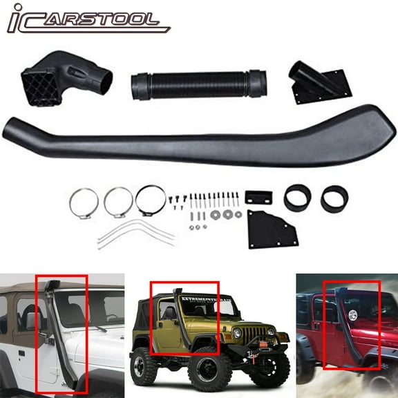 Snorkel Kit for 1999-2006 Jeep Wrangler TJ YJ 4.0L I6 Rolling Head Offroad 4x4 4WD