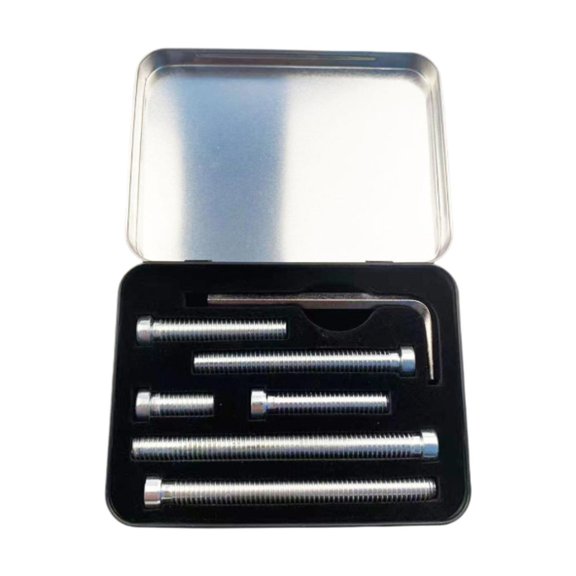 Dualoai 6 Pieces Pool Cue Weight Pool Stick Weights Metal for Better Control Power