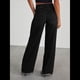thumbnail image 5 of Pantalones Vaqueros de Pierna para Mujer, Cintura Alta, Elásticos, con Dobladillo Sin Rematar Negro XL, 5 of 7