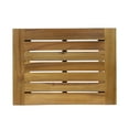 thumbnail image 5 of GDF Studio Pensacola Outdoor Acacia Wood 30 Inch Backless Barstools, Set of 4, Natural, 5 of 8