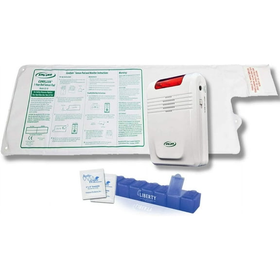 Smart Caregiver Wireless Bed Alarm Alert - 20 by 30 Inch Pad