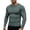 Blackish Green, variant on Men's Crew Neck Long Sleeve T-Shirt, Soft Stretch Casual Pullover Tee, Basic All Season Layering Essential for Fall Winter, Streetwear and Daily Wear Blackish Green L