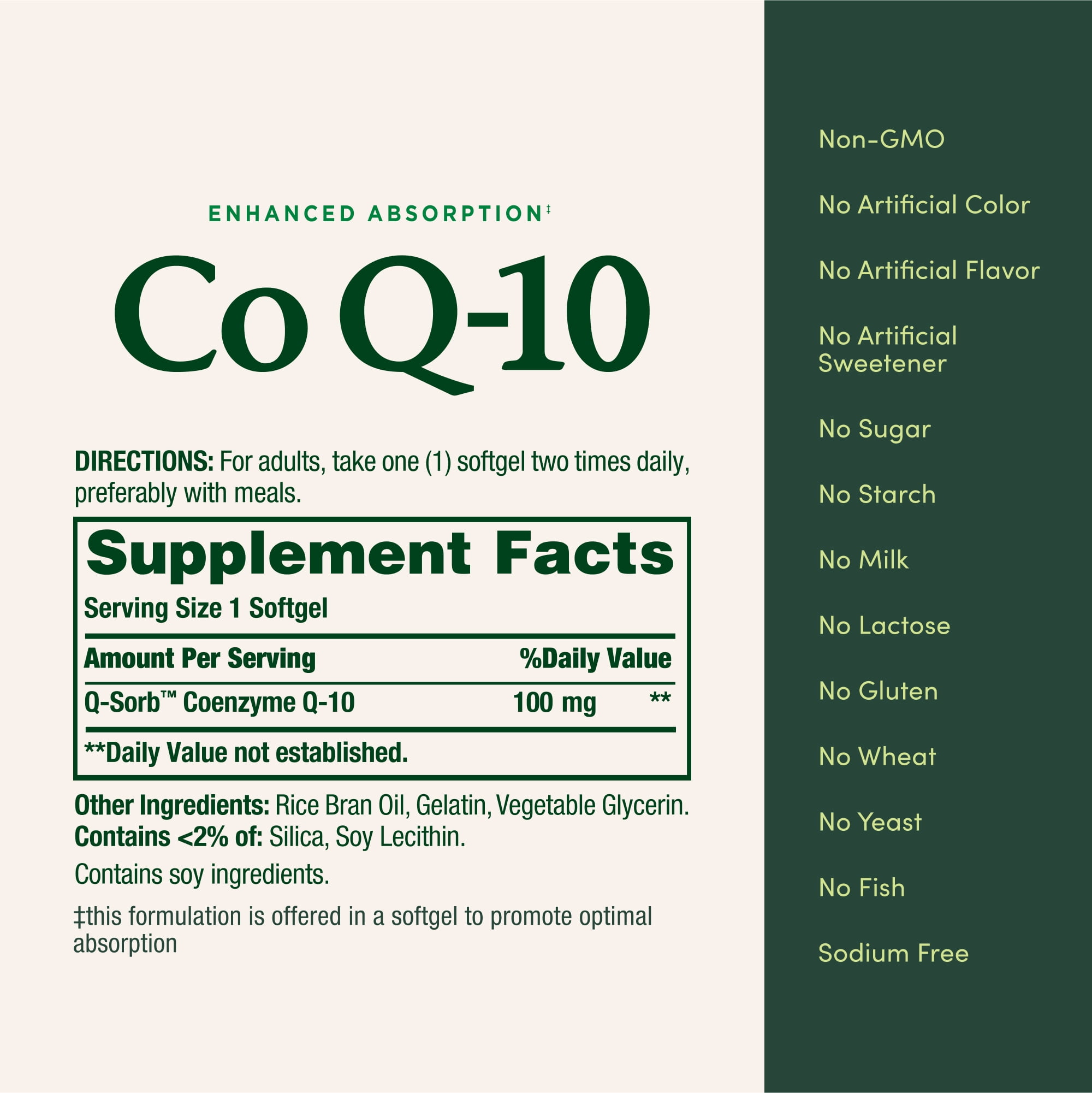Nature's Bounty CoQ10 Heart Health Softgels, 100 Mg Cellular Energy Antioxidant Support, 75 Count