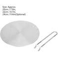 thumbnail image 2 of Heat Diffuser Plate, Stainless Steel Heat Induction Plate, Kitchen Flame Guard for Induction Cooker, Electric Stove, Gas Cooker(22cm), 2 of 8