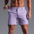 thumbnail image 1 of pstuiky Pantalones cortos para hombre, Pantalones cortos casuales de moda para hombre, de color liso, con bolsillo y cintura elástica. Pantalones cortos para correr para hombre, 1 of 7