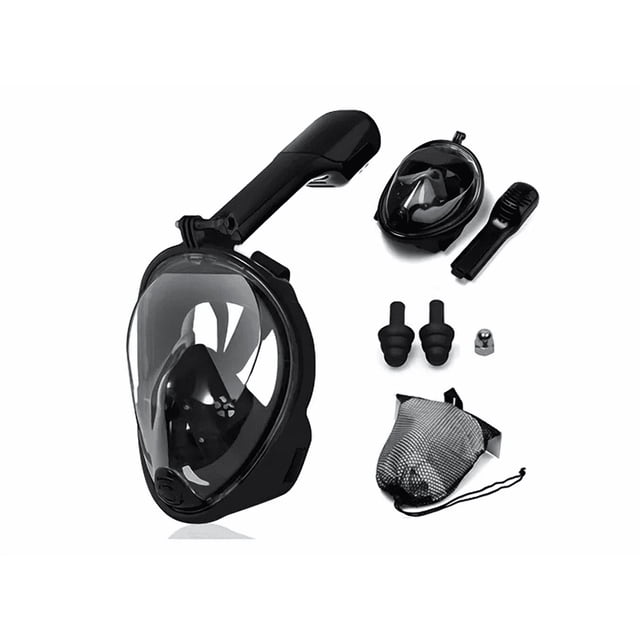 Mascara Snorkel 180º Rango De Visión Lentes Antiniebla Xtellar negro