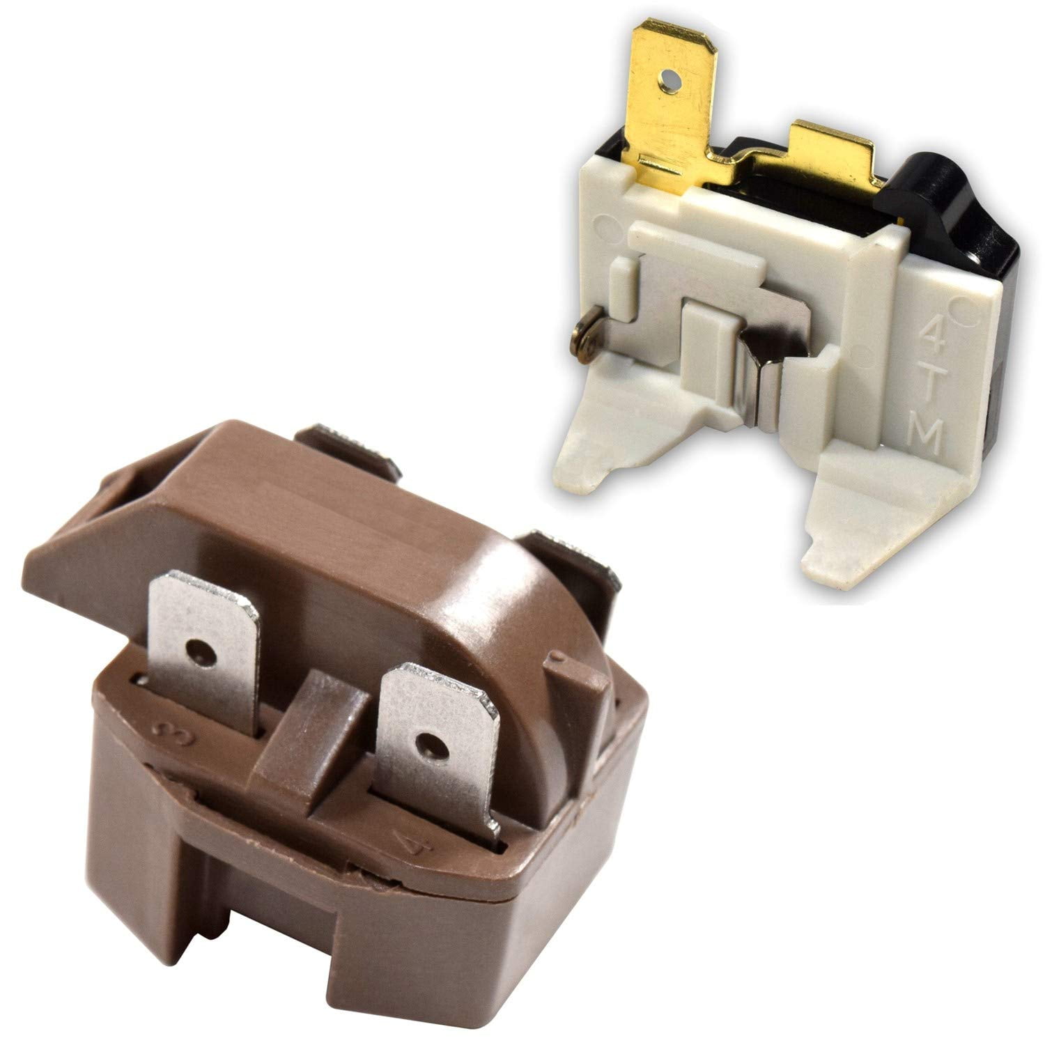 HQRP Refrigerator Compressor PTC Starter/Start Relay and Overload Kit