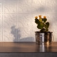 thumbnail image 2 of FASÄDE Traditional Style 1 Decorative Vinyl Backsplash 15 sq ft Kit in Argent Silver, 2 of 6