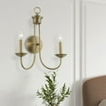 thumbnail image 4 of Livex Lighting - Estate - 2 Light Double Wall Sconce In Updated Colonial, 4 of 10