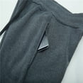 thumbnail image 3 of Men’s Jogger Sweatpants with Pockets Casual Drawstring Athletic Pants for Running Workout Training Elastic Waist Tapered Leg Comfortable Streetwear Winter Thick Padded Pants, 3 of 5