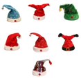 thumbnail image 3 of Singing Dancing Santa Hat Christmas Hat Electric Christmas Hat for Xmas Thanksgiving Halloween Party Costume Favors, 3 of 5