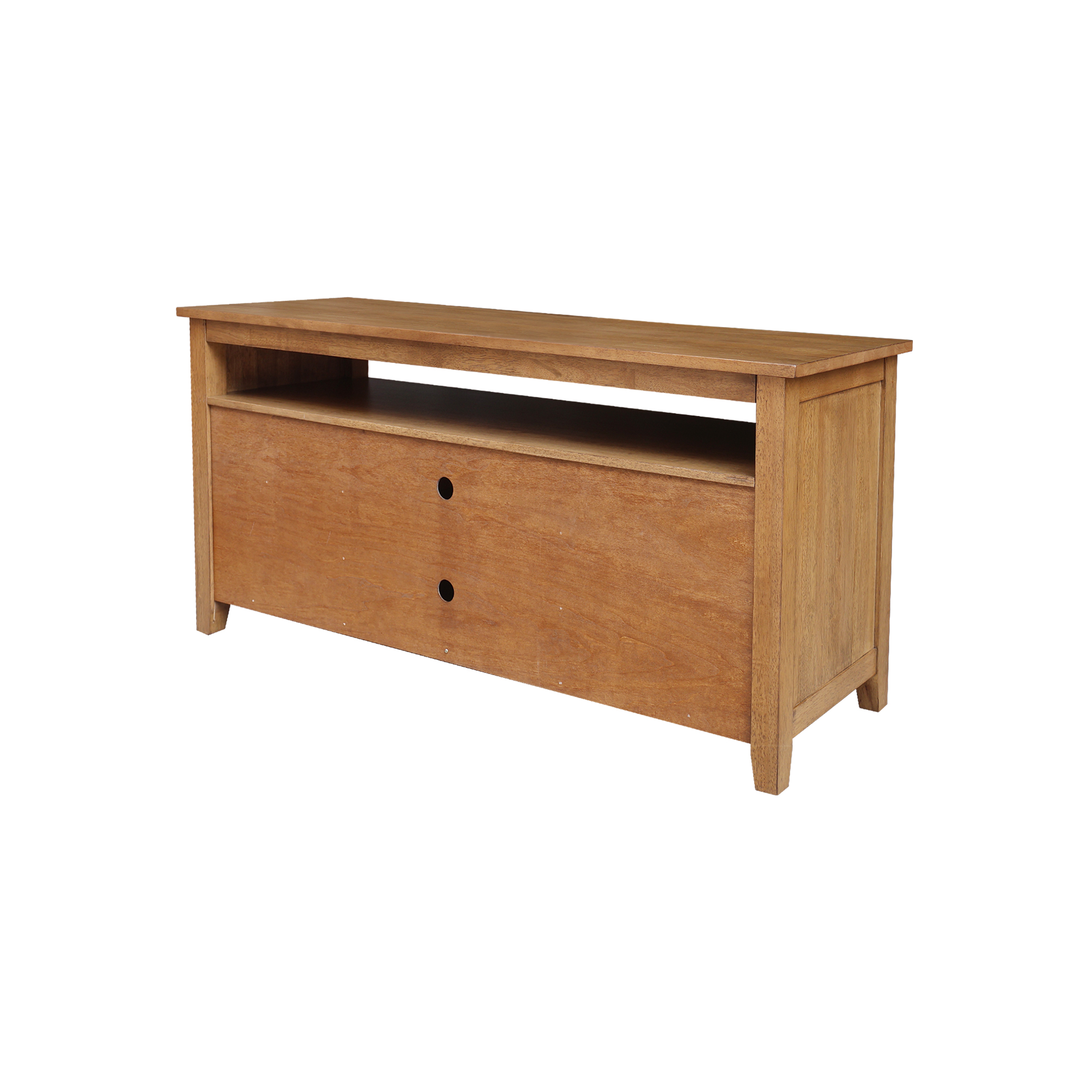 Solid Wood Entertainment / TV Stand with 2 Doors