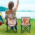 thumbnail image 5 of BZSMCE Camping Chairs Modern The Horse Of Flames Pattern Folding chair, 5 of 8