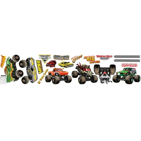 Monster Jam Small Wall Decal