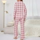 thumbnail image 3 of Gibobby Pijama estampada para mujer Conjunto de pijama de mujer Conjunto de pijama de talla grande para niñas Pijamas de moda para el(Rojo,CH), 3 of 5