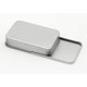 thumbnail image 5 of Lata de metal con tapa Contenedores de caja de lata Contenedores de lata de metal Latas de almacenamiento con tapa micro deslizante plateada Contenedores de almacenamiento pequeños WD.WDQZL Hogar, 5 of 7