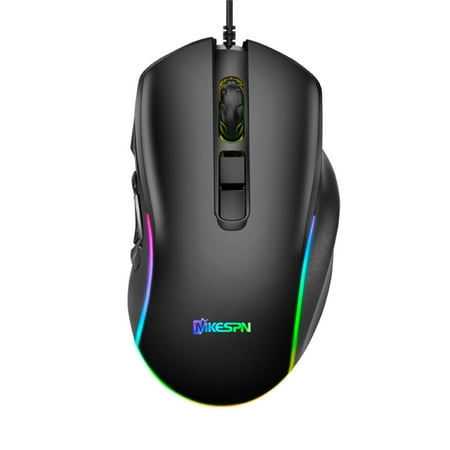 2.4G Wireless Mouse 6 Buttons 3 Adjustable DPI Levels 1600/1200/800DPI With Receiver Gaming