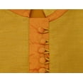 thumbnail image 5 of Atasi Men's Kurta Pyjama Set Yellow Dupion Ethnic Bollywood Shirt-Small, 5 of 7